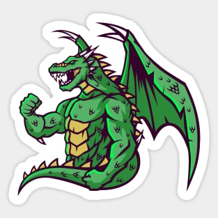 Dragon Illustration Sticker